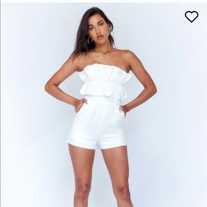 White Princess Polly Hunter Mae Romper